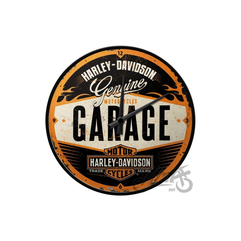 ZEGAR ŚCIENNY HARLEY DAVIDSON GARAGE 51083