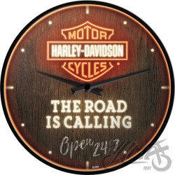 ZEGAR ŚCIENNY HARLEY DAVIDSON NEON 51202
