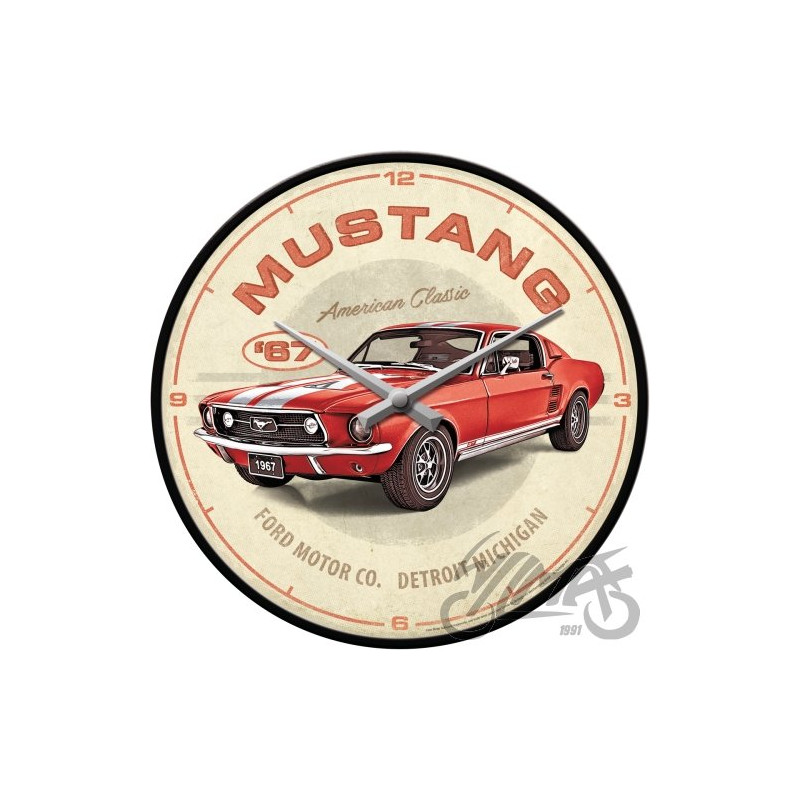 ZEGAR ŚCIENNY FORD MUSTANG GT 1967 51208