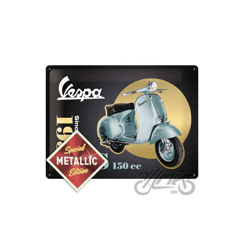 TABLICA PLAKAT 30x40 VESPA- GS 150 SIN GOLD 63385