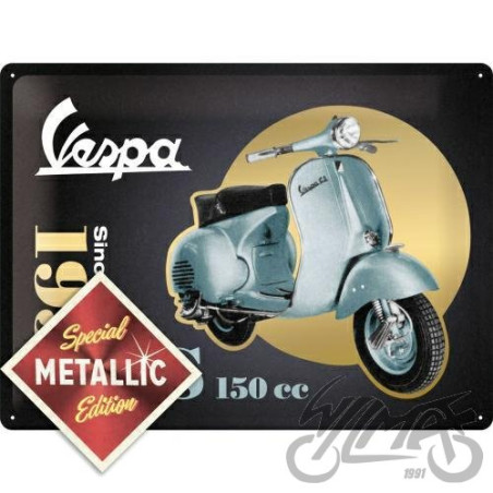 TABLICA PLAKAT 30x40 VESPA- GS 150 SIN GOLD 63385