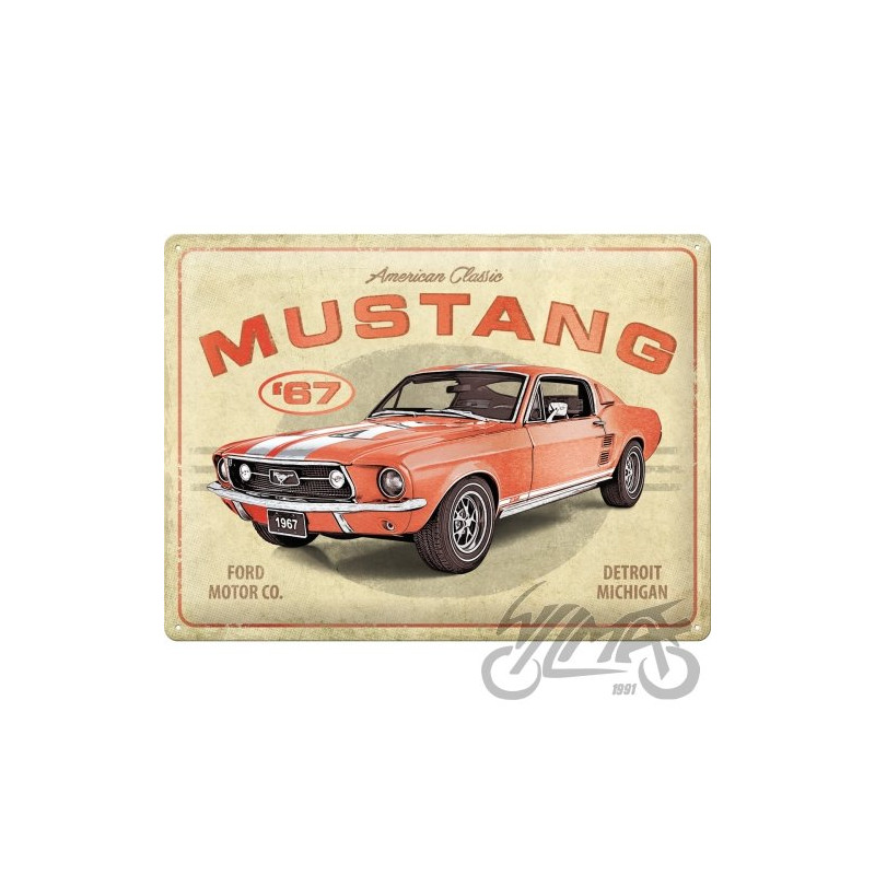 TABLICA PLAKAT 30x40 FORD MUSTANG METALI 63442