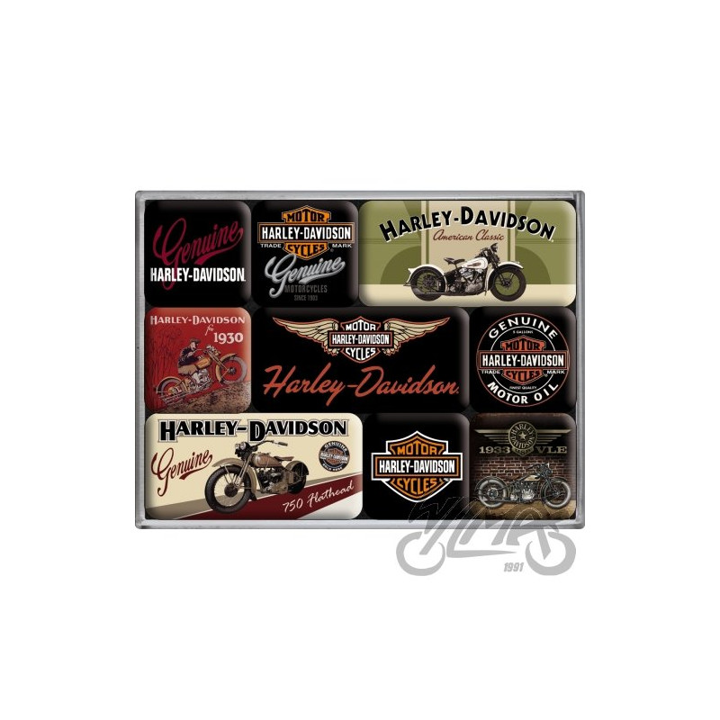 MAGNES HARLEY-DAVIDSON BIKES 9 szt. 83037