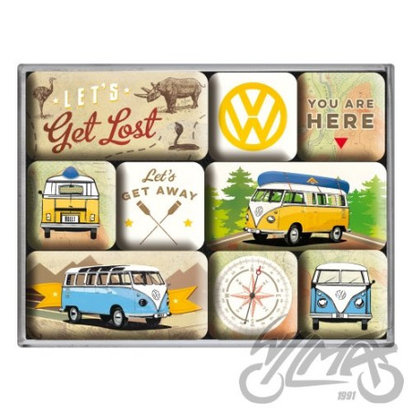 MAGNES VW BULLI LET GET 9 szt. 83080