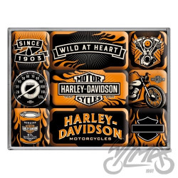 MAGNES HARLEY-DAVIDSON WILD 9 szt. 83096