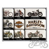 MAGNES HARLEY-DAVIDSON MODEL CHART 9 szt. 83102