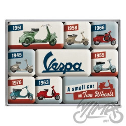 MAGNES VESPA MODEL CHART 9 szt. 83110
