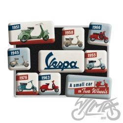 MAGNES VESPA MODEL CHART 9 szt. 83110
