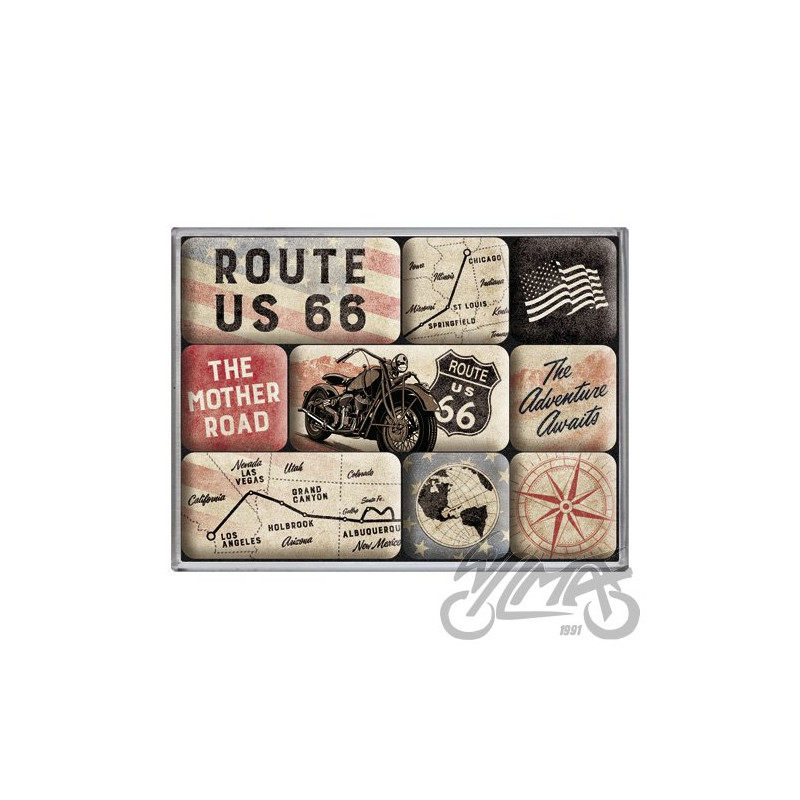 MAGNES ROUTE 66 9 szt. 83117