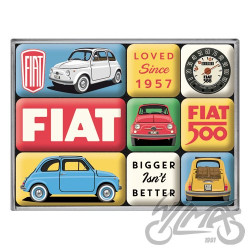 MAGNES FIAT 500 LOVED 9 szt. 83121
