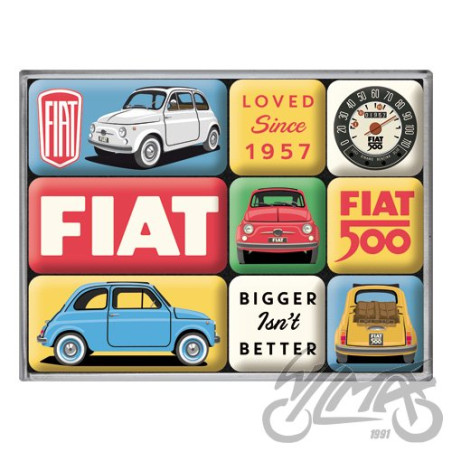MAGNES FIAT 500 LOVED 9 szt. 83121