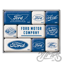 MAGNES FORD LOGO EVOLUTION 9 szt. 83123