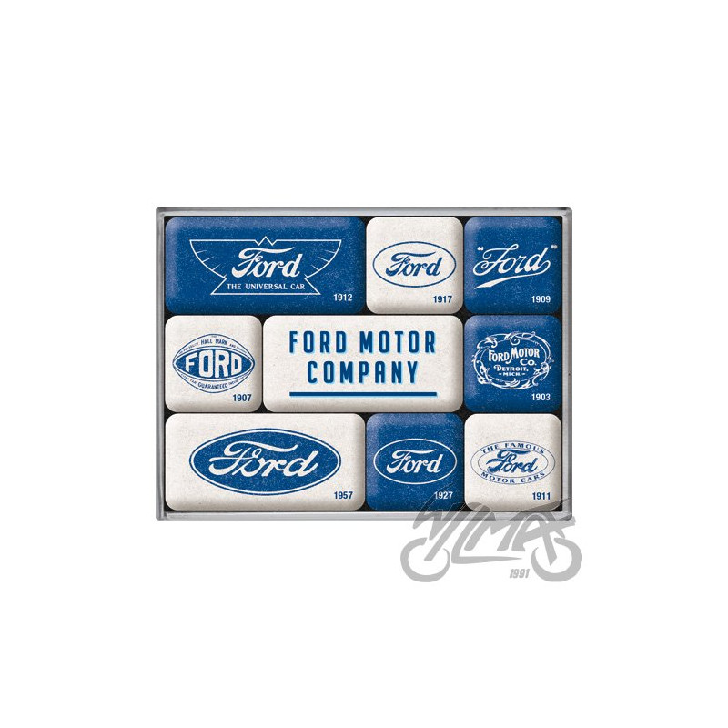 MAGNES FORD LOGO EVOLUTION 9 szt. 83123
