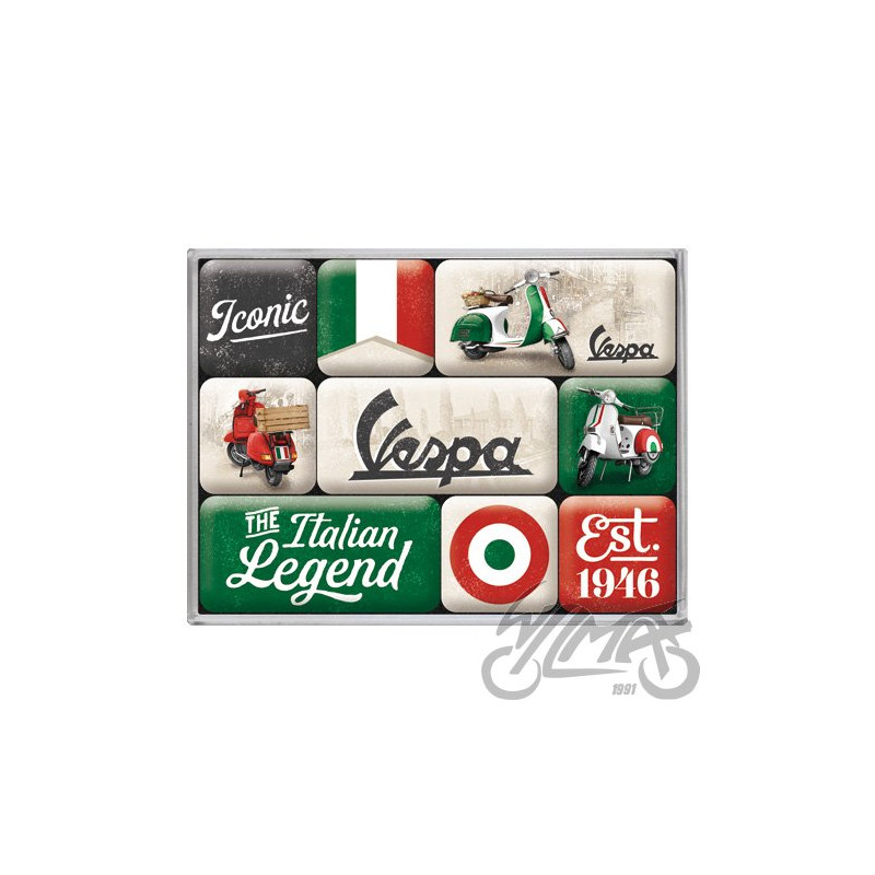 MAGNES VESPA ITALIAN LEGEND 9 szt. 83125