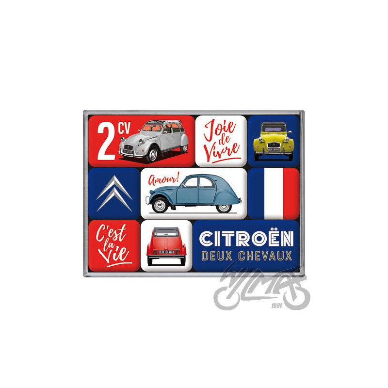 MAGNES CITROEN 2CV 9 szt. 83126