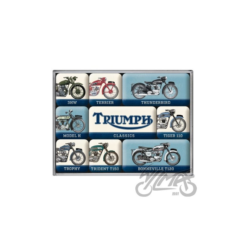 MAGNES TRIUMPH MODEL CHART 9 szt. 83128