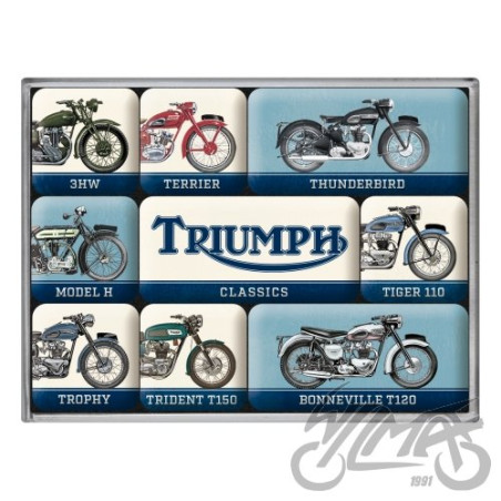 MAGNES TRIUMPH MODEL CHART 9 szt. 83128