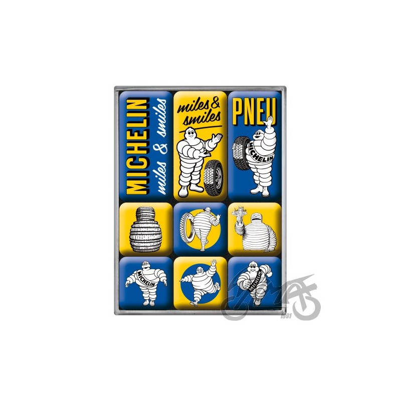 MAGNES MICHELIN LOGO 9 szt. 83131