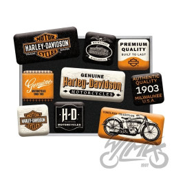 MAGNES HARLEY DAVIDSON 9 szt. 83133