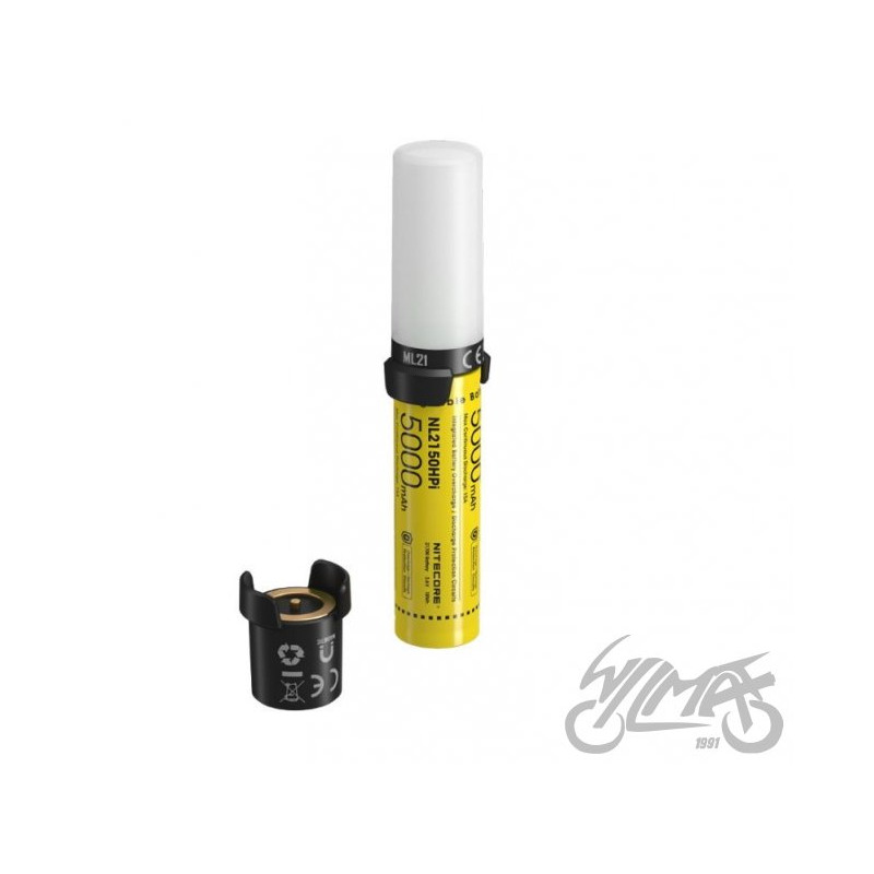 BATERIA Z LATARKĄ I ŁADOWARKĄ NITECORE 21700