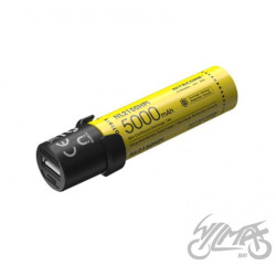 BATERIA Z LATARKĄ I ŁADOWARKĄ NITECORE 21700