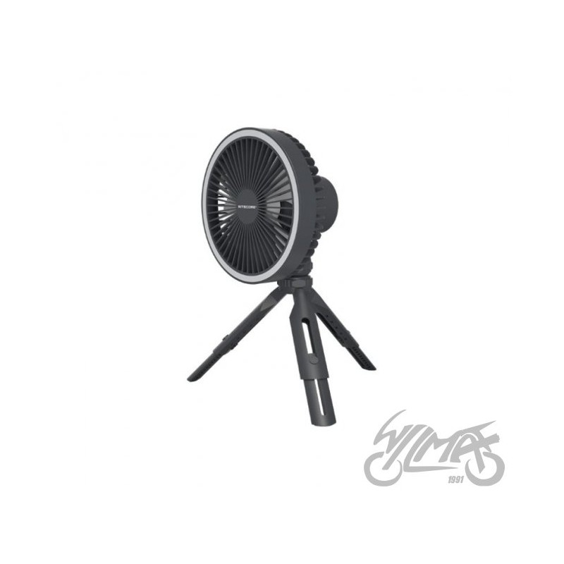 WENTYLATOR +  LAMPA LED NITECORE NEF10 SZARY