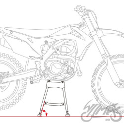 STOJAK UNIT TABORET ENDURO POD SILNIK Z REGULACJĄ