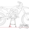 STOJAK UNIT TABORET ENDURO POD SILNIK Z REGULACJĄ