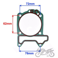 USZCZELKA POD CYLINDER 0,4mm 4T DO PIAGGIO FLY 125