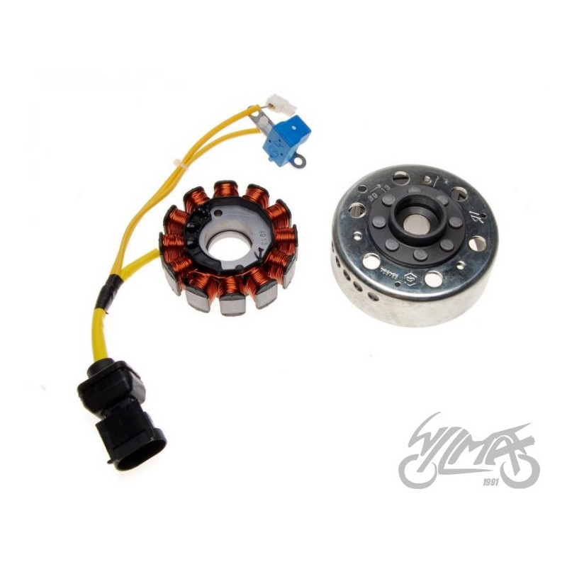 STATOR ISKROWNIK + KOŁO MAGNESO DO PIAGGIO FLY 125
