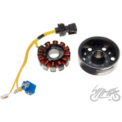 STATOR ISKROWNIK + KOŁO MAGNESO DO PIAGGIO FLY 125