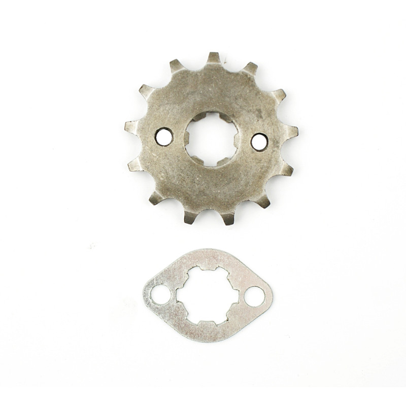 ZĘBATKA ZDAWCZA PRZÓD ATV 428-13 Z + ZABEZPIECZ (ŚR.17 mm)