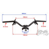 KIEROWNICA DO PIAGGIO FLY 125/50