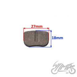 KLOCKI HAMULCA TYŁ PRZÓD MINI POCKET CROSS ATV