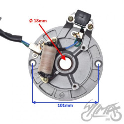 STATOR ISKROWNIK 1 CEWKA SILNIK YX140