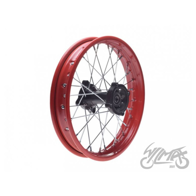 KOŁO TYŁ 1.85-12 DO PIT BIKE HONDA CRF50 CZERWONE