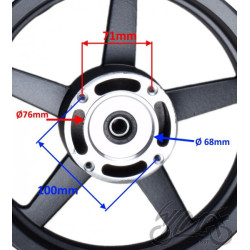 KOŁO P+T 2.50-12 3.00-12 DO PIT BIKE SUPERMOTO KPL