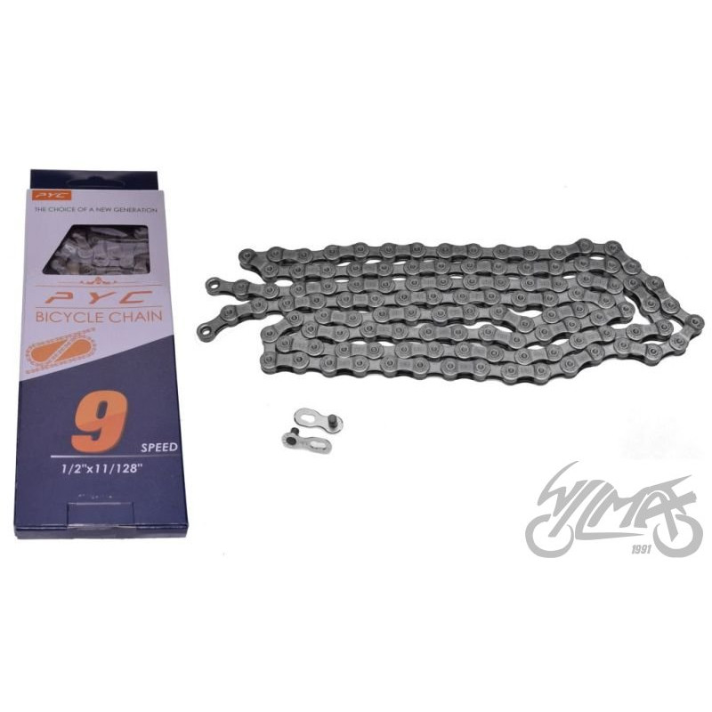 ŁAŃCUCH ROWEROWY 9 RZ. PYC HC73 1/2"x11/128" 116L