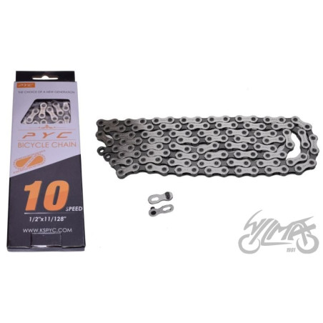 ŁAŃCUCH ROWEROWY 10 RZ. P1003 1/2"x11/128" 116L