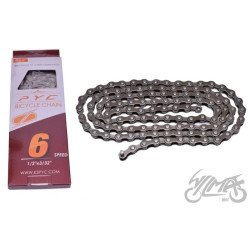 ŁAŃCUCH ROWEROWY 6 RZ. PYC P6003 1/2" x 3/32" 116L