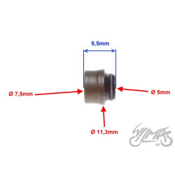USZCZELNIACZ ZAWOROWY DO PIAGGIO ZIP 50 4T 4.5mm