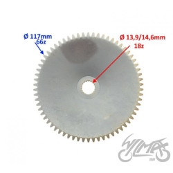 TARCZA WARIATORA DO PIAGGIO ZIP 50 2T 4T
