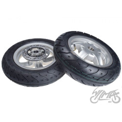 OBRĘCZ KOŁA 10x3,00 TYŁ + PRZÓD DO PIAGGIO ZIP