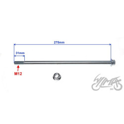 OŚ WAHACZA TYŁ fi12 x 275 ROMET ZETKA