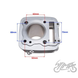CYLINDER 57,00 DO SUZUKI GN125 EURO 2 PŁASKIE DENK