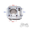 CYLINDER 57,00 DO SUZUKI GN125 EURO 2 PŁASKIE DENK