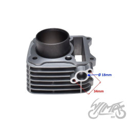 CYLINDER 57,00 DO SUZUKI GN125 EURO 2 PŁASKIE DENK