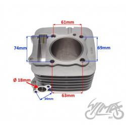 CYLINDER DO SUZUKI GN125 200cc