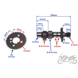 WAŁEK ROZRZĄDU DO SUZUKI GN125