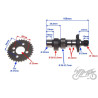 WAŁEK ROZRZĄDU DO SUZUKI GN125